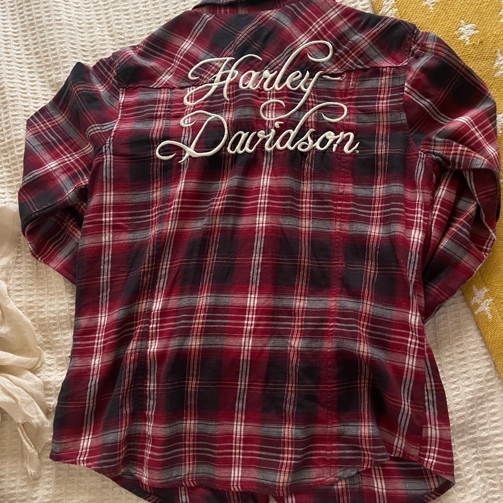 Harley Davidson Plaid shirt